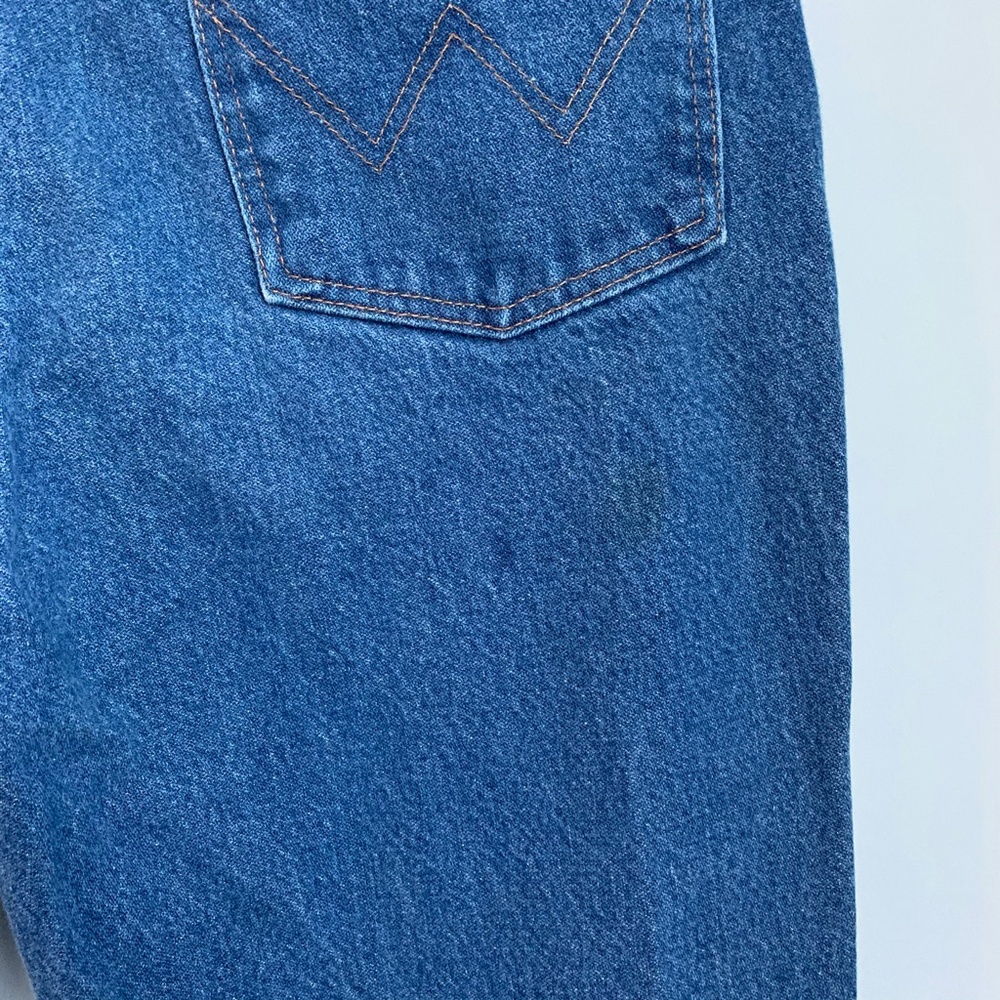 Vintage Wrangler High Waisted Denim Blue Jeans A18 - Picture 8 of 9